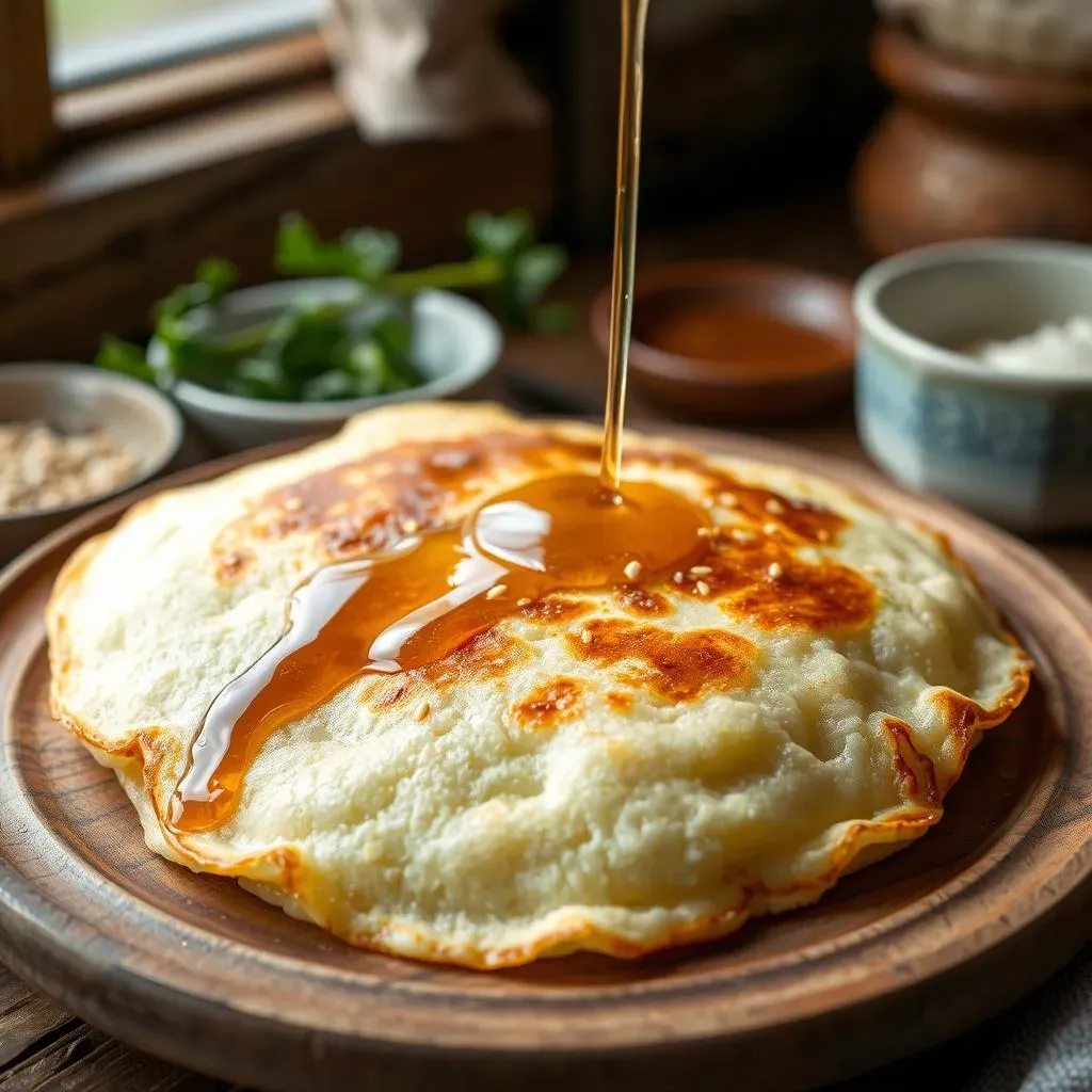 Cooking and Serving the Fluffy Korean Pancake Recipe (Hotteok) to Perfection