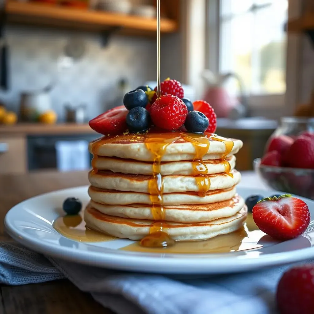 Easy Vegan Pancake Recipe with Lemon Zest to Start Your Day