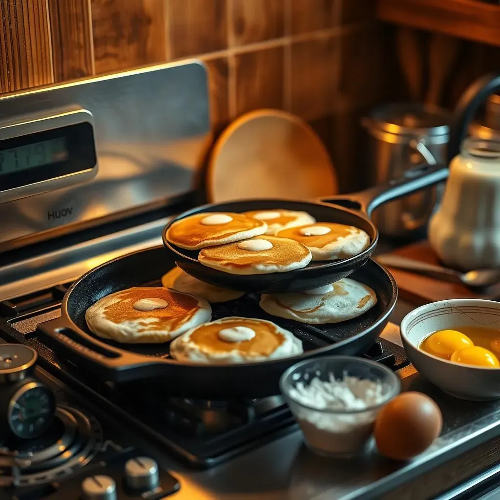 Essential Tools and Ingredients for Pancake Cooking on a Griddle