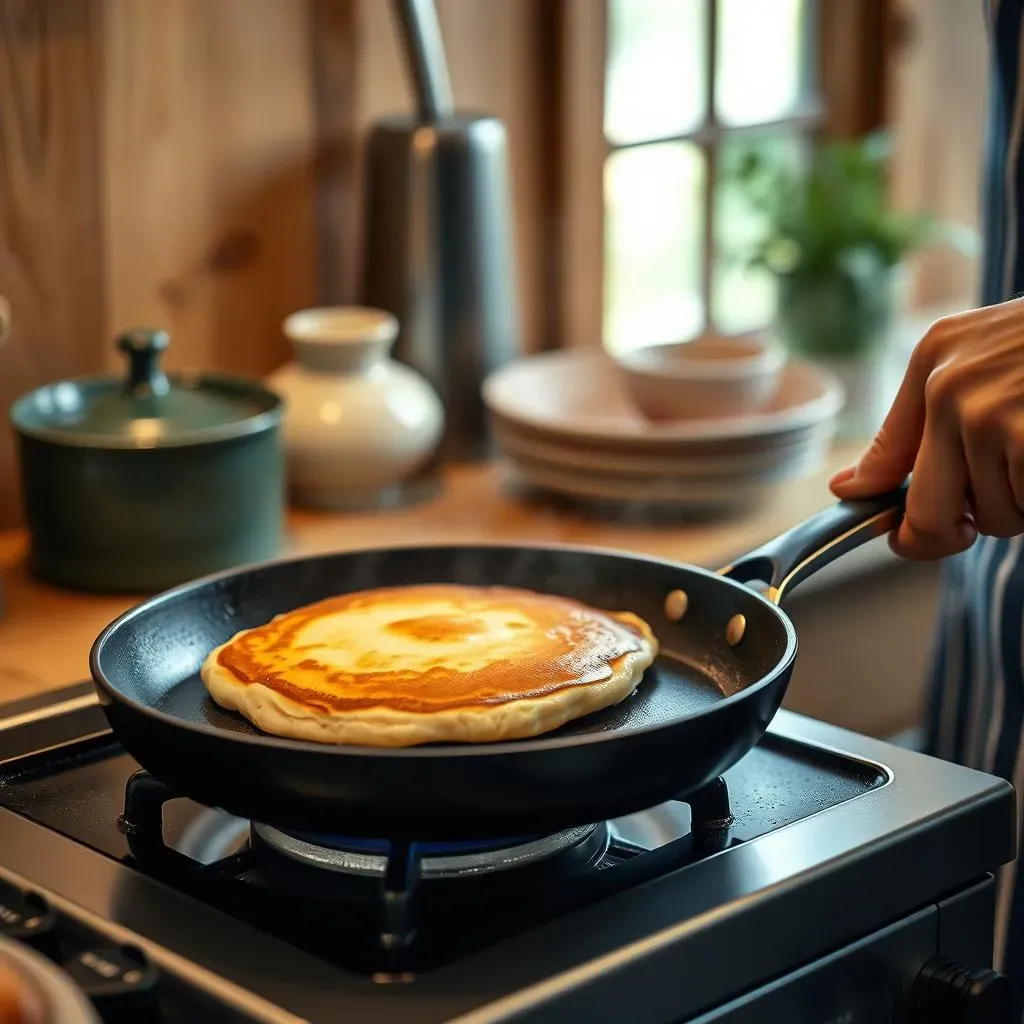 Flipping and Checking: The Final Steps to Ensure Your Pancakes Are Cooked to Perfection