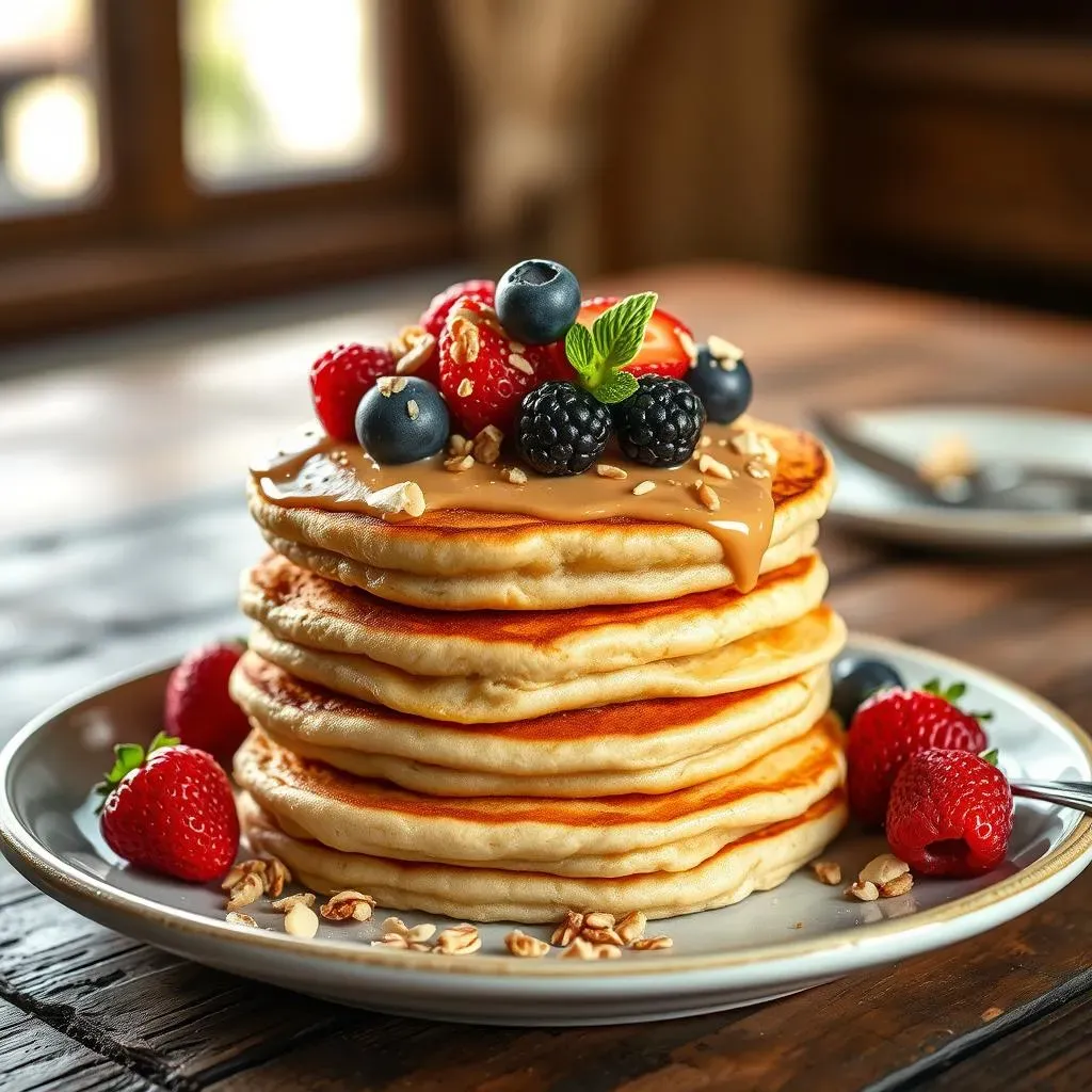 Ultimate High-Protein Pancake Recipe with Almond Butter