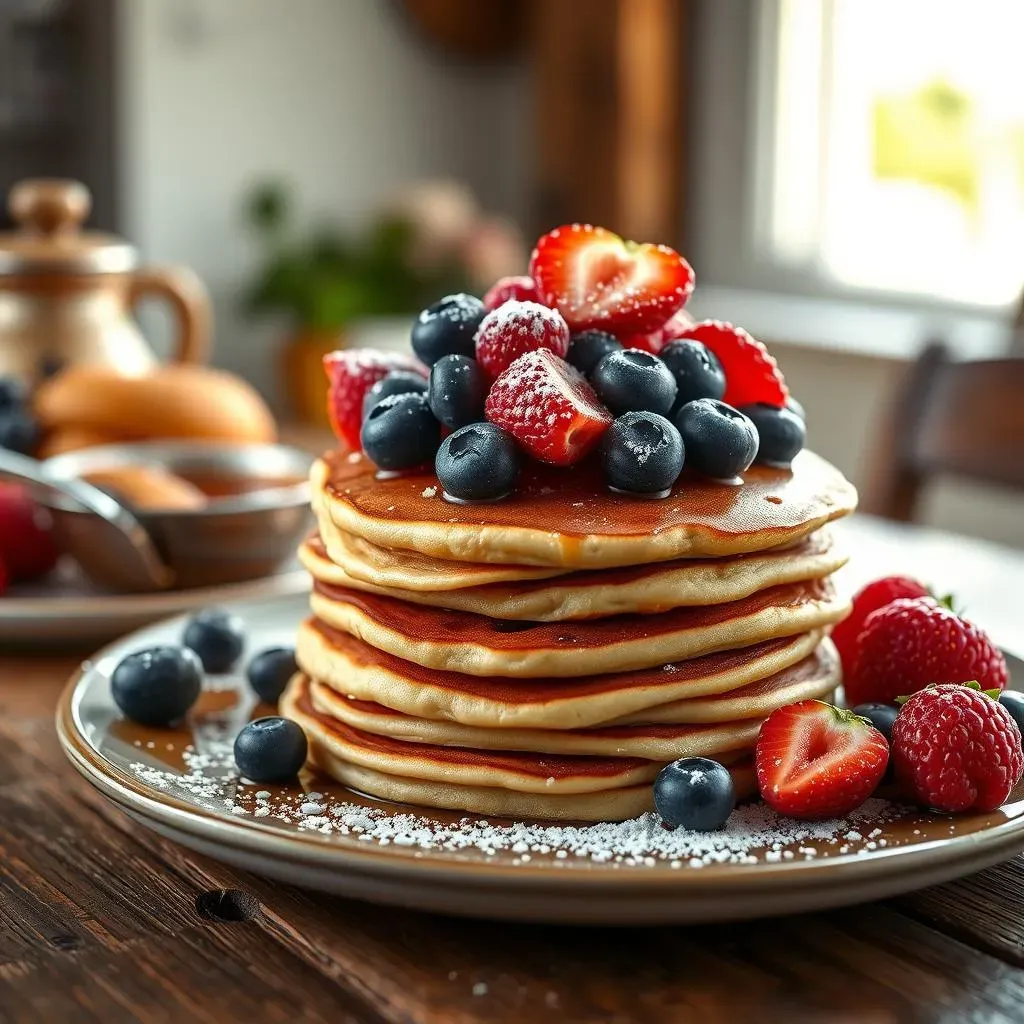 Best High-Protein Pancake Recipe with Berries