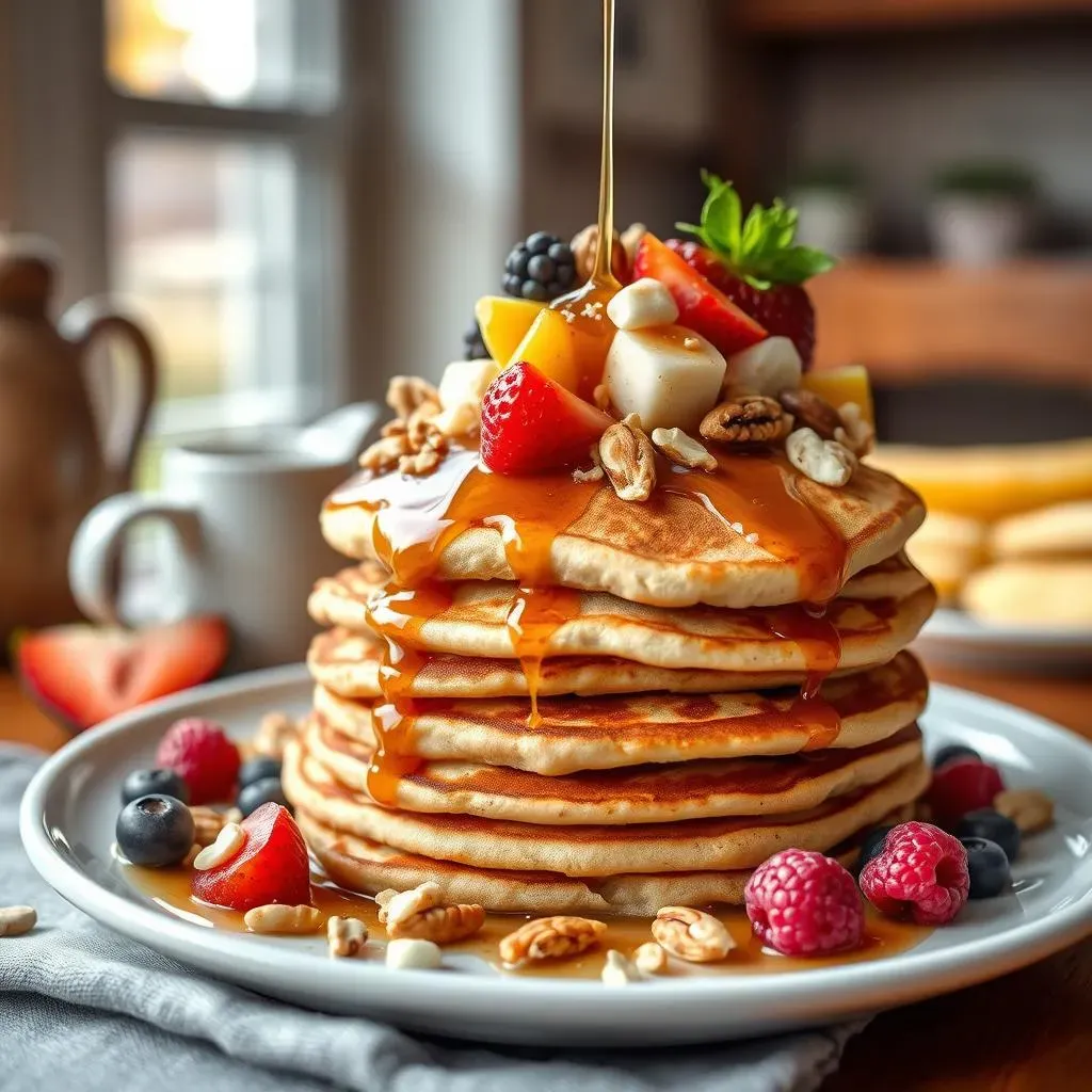 Essential High-Protein Pancake Recipe with Different Toppings