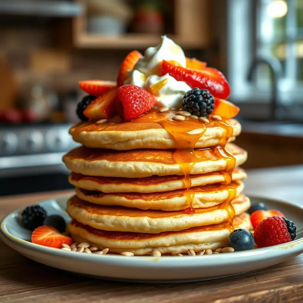 Ultimate High-Protein Pancake Recipe with Sunflower Seeds