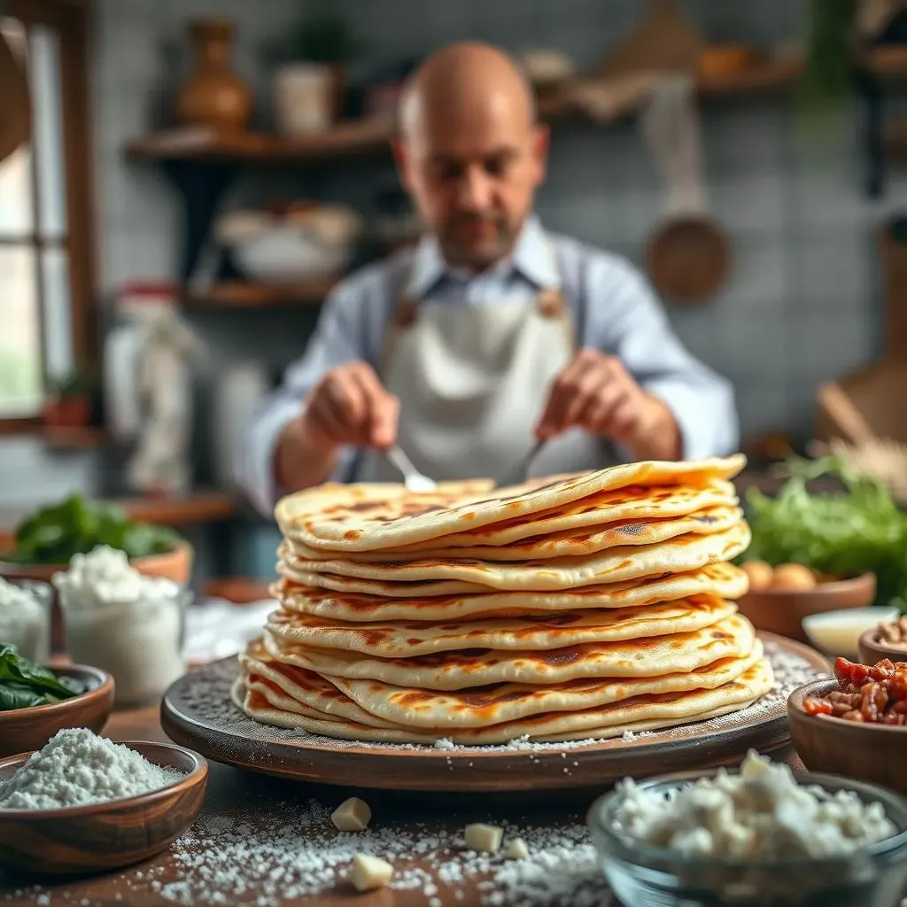 Ingredients and Preparation for Turkish Pancake