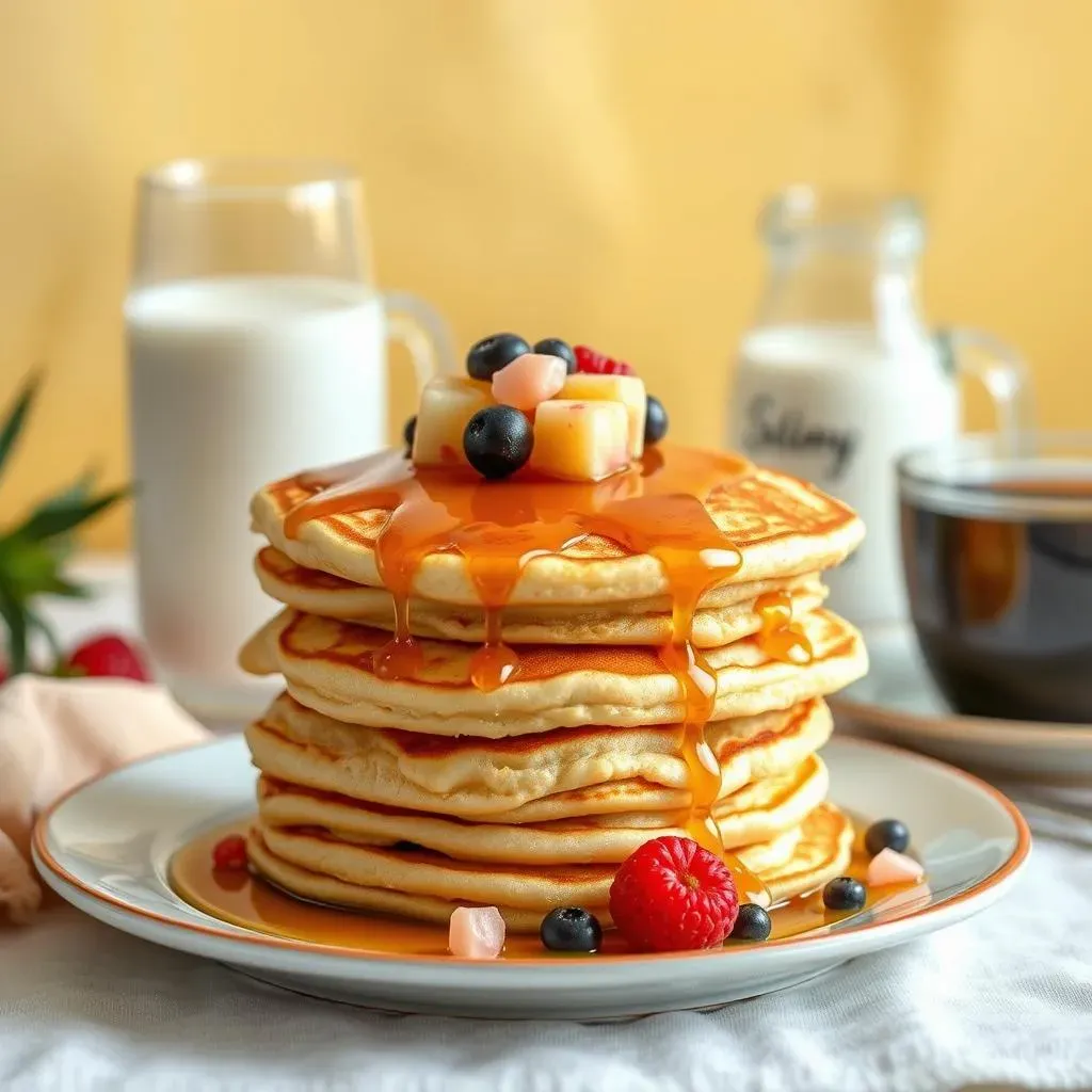 Low-Fat Pancake Recipe with Skim Milk