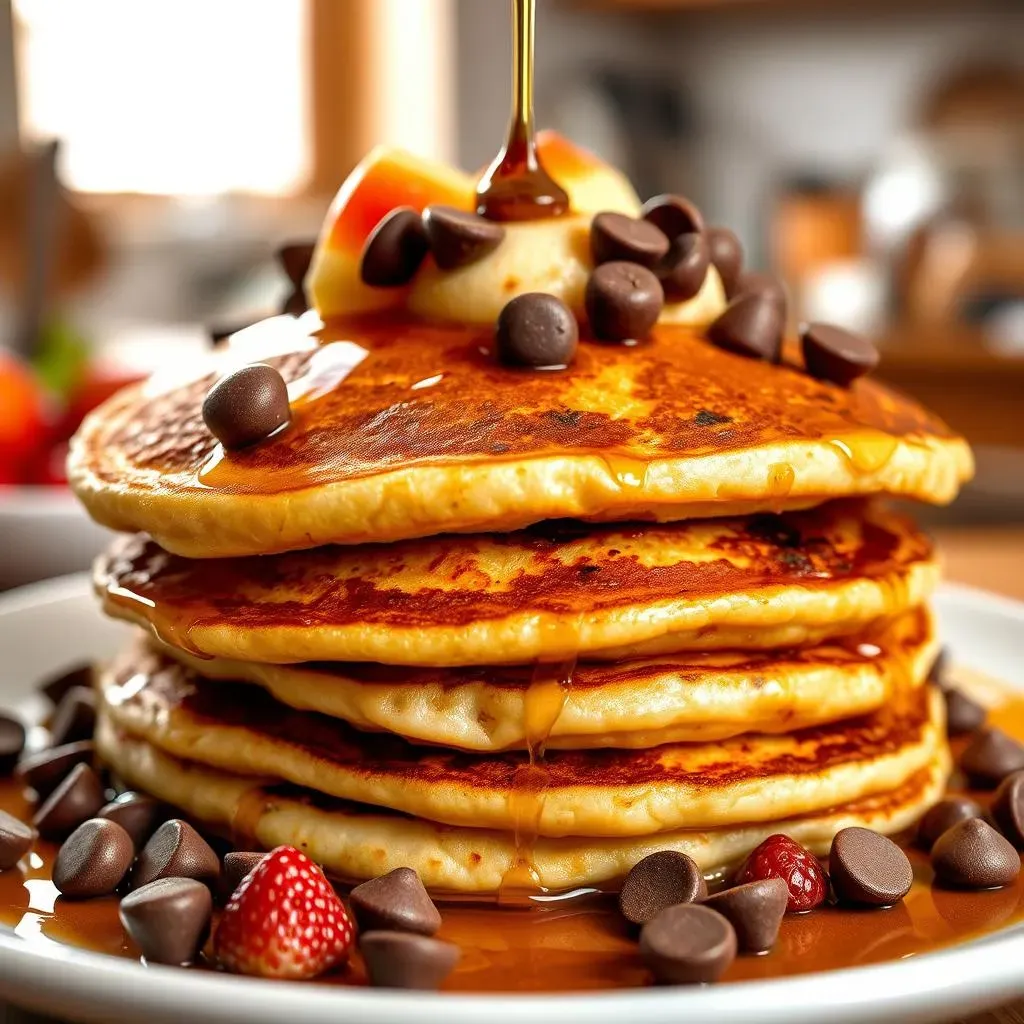 Ultimate Vegan Pancake Recipe with Chocolate Chips